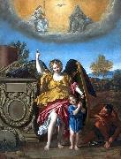 Domenichino Guardian angel oil painting artist