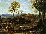 Domenichino Landscape with The Flight into Egypt USA oil painting artist