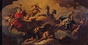 GUERCINO An allegory oil painting on canvas