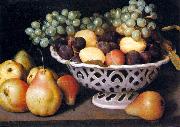 Galizia,Fede Maiolica Basket of Fruit painting