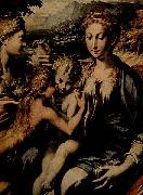 Thronende Madonna, Hl. Zacharias, Hl. Johannes der Taufer und Hl. Maria Magdalena, PARMIGIANINO