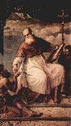 Hl. Johannes Evangelist und der Almosen, Titian