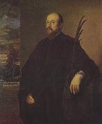 Titian Portrat eines Malers mit einer Palme painting