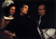 Titian Das Konzert oil painting reproduction