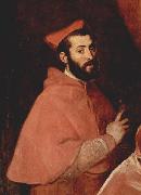 Titian Alessandro Cardinal Farnese USA oil painting artist