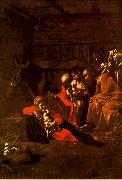Caravaggio Adoration of the Shepherds oil painting reproduction