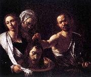 Caravaggio Salome with the Head of John the Baptist oil painting reproduction
