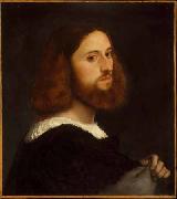 Titian Portrait of a Man oil painting reproduction