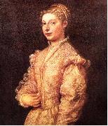 Titian Portrait of Titians daughter Lavinia painting