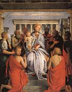 BRAMANTINO Madonna and Child with Eight Saints oil painting on canvas