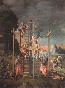 Bachiacca The Depositon from the Cross oil painting on canvas
