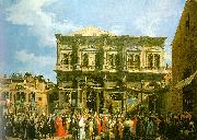 Canaletto Venice: The Feast Day of St. Roch USA oil painting artist