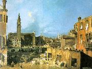 Canaletto The Stonemason's Yard painting