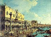 Riva degli Schiavoni- Looking East, Canaletto