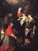 Cerano Madonna and Child with SS.Francis,Charles,and Catherine of Alexandria oil painting on canvas