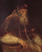 Titian Pope Paul III oil painting on canvas