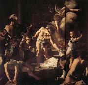 Caravaggio Martyrdom of St.Matthew painting