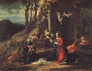 Correggio Modonna and Child with Saint Elizabeth and the Young Saint John oil painting picture wholesale