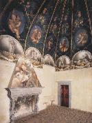 Correggio View of the Camera di San Paolo and of the vault oil painting on canvas
