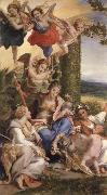 Correggio Allegorie des vertus on La vertu heroique victorieuse des vices USA oil painting artist