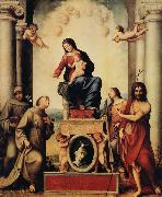 Correggio Madonna with Saint Francis painting