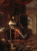 Testelin,Henri Louis XIV,protecteur de I'Academie Royale USA oil painting artist