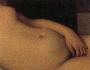 Details of Venus of Urbino, Titian