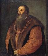 Titian Pietro aretino oil painting reproduction