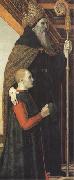 Bergognone Augustiue with a Kneeling Donor (mk05) oil painting on canvas