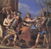 GUERCINO Hersilia Separating Romulus from Tatius (mk05) oil painting on canvas