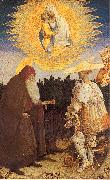 PISANELLO The Virgin Child with Saints George Anthony Abbot oil