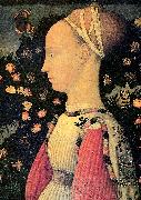 Portrait of Ginerva d'Este, PISANELLO