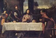 Titian The Supper at Emmaus (mk05) oil