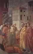 MASACCIO St Peter distributes the Goods of the Community and The Death of Ananias (mk08) USA oil painting artist