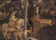 PISANELLO The Vision of St Eustace (mk08) oil painting reproduction