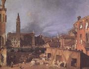 Canaletto Campo San Vitale and Santa Maria (mk08) USA oil painting artist