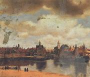 Canaletto Jan Vermeer van Delf Veduta di Delft (mk21) USA oil painting artist