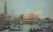 Canaletto A View of the Ducal Palace in Venice (mk21) USA oil painting artist