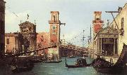 Canaletto Il Ponte dell'Arsenale (mk21) USA oil painting reproduction