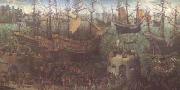Anonymous The Embarkation of Henry VIII at Dover (mk25) USA oil painting artist
