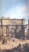 Rome The Arch of Septimius Severus (mk25), Canaletto