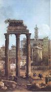 Canaletto Rome Ruins of the Forum looking towards the Capitol (mk25) oil painting reproduction