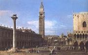 Canaletto Venice The Piazzetta towards the Torre del'Orologio (mk25) USA oil painting artist