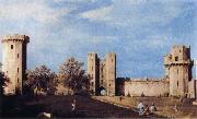 Canaletto The Courtyard of the Castle of Warwick USA oil painting artist