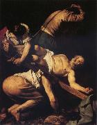 Caravaggio The Crucifixion of St Peter USA oil painting artist