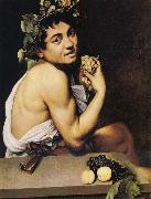 Caravaggio The Young Bacchus oil painting on canvas