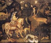 The Vision of St Eustace, PISANELLO
