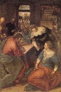 Tintoretto Christ with Mary and Martha USA oil painting artist