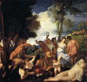 Bacchanal of the Andrians, Titian