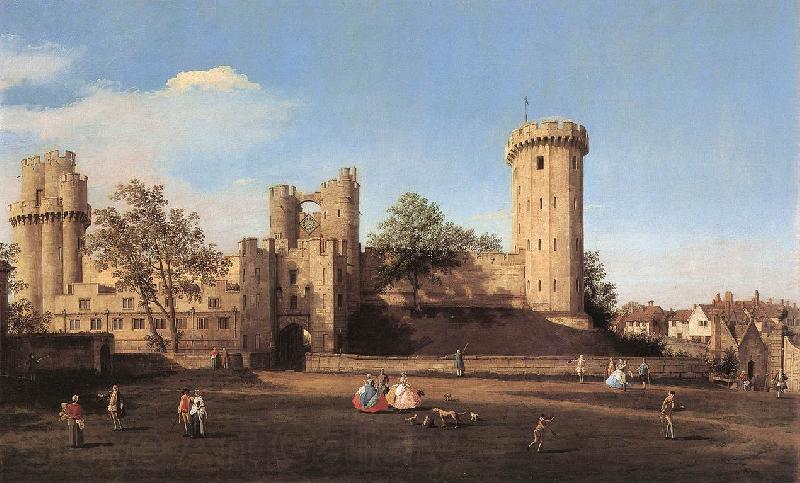 Canaletto Warwick Castle: the East Front df